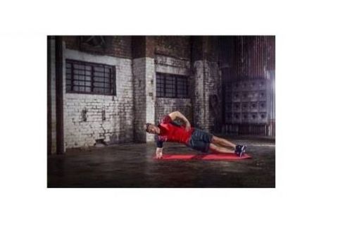 Фитнес-мат нескользящий Reebok RAMT-11024RDS (красный)