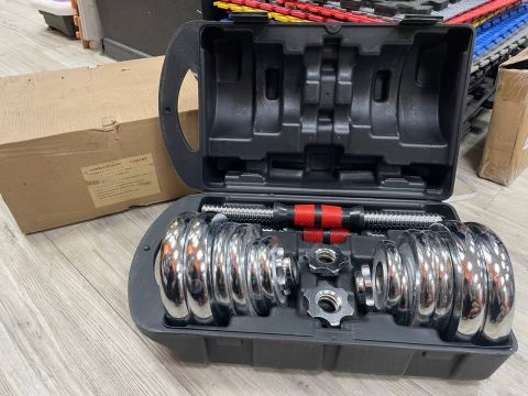 Набор гантелей UNIXFIT в кейсе 20kg