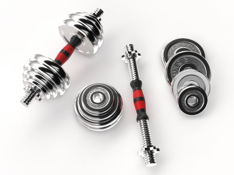 Набор гантелей UNIXFIT в кейсе 30kg