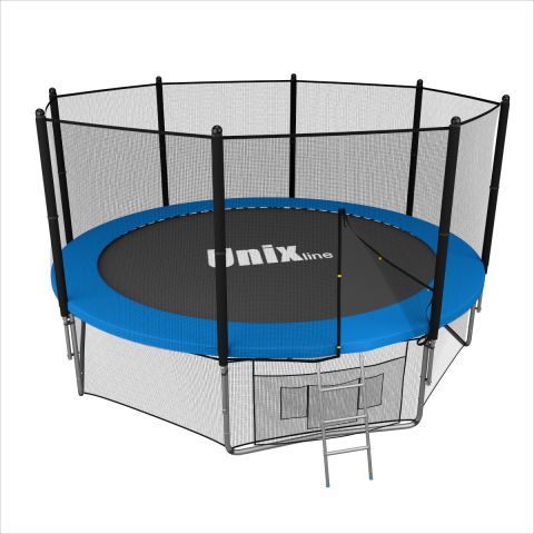 Батут UNIX line Classic 8 ft Outside (синий/зеленый)