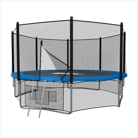 Батут UNIX line Classic 8 ft Outside (синий/зеленый)