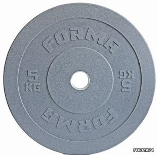 Диск бамперный 5 кг Forma (серый)