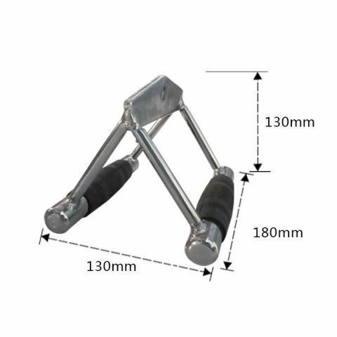 Рукоять двойная с параллельными обрезиненными ручками OKPRO OK6005