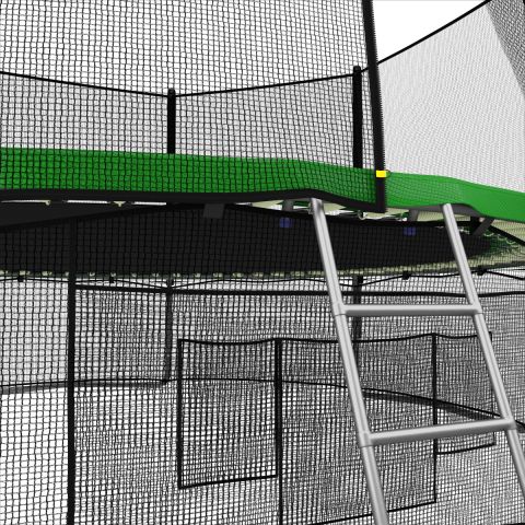 Батут Unix Line Classic 12 ft Outside (синий/зеленый)