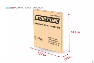 Всепогодный теннисный стол Compact EXPERT 6