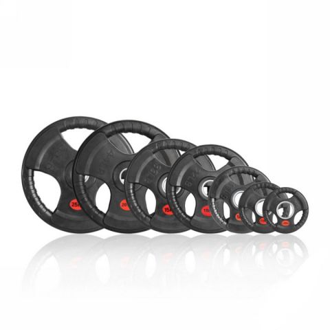 Диск обрезиненный с тройным хватом Gymmaster ANA-008 10кг