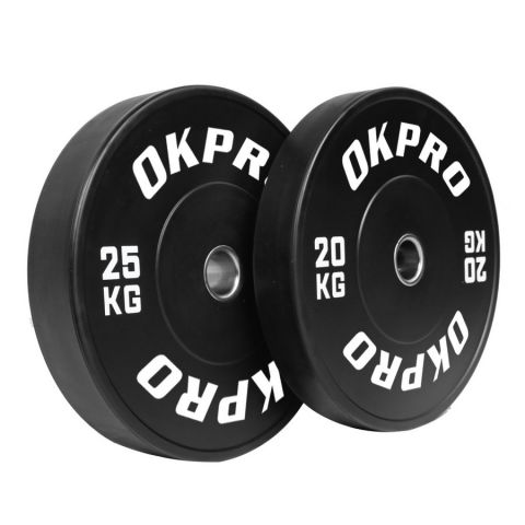 Диск бамперный резиновый 25 кг OKPRO OK2006-1