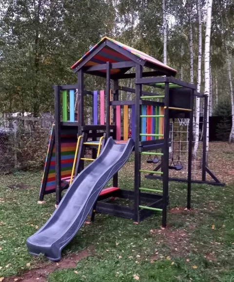 Детская площадка Савушка 4 (BLACK EDITION)