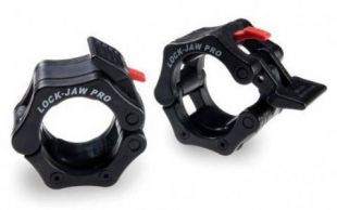 Замки олимпийские Lock-Jaw с фиксаторами (черный, пара)