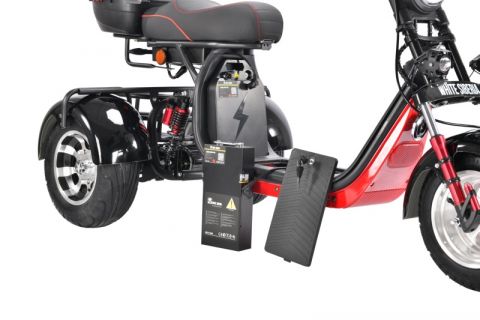 Электротрицикл WHITE SIBERIA PRO TRIKE 3000W