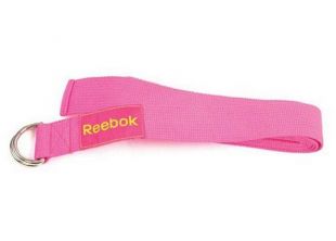Ремень для йоги Reebok RAYG-10023MG эластичный (лиловый)