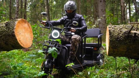 Электротрицикл WHITE SIBERIA SIBTRIKE R 2000W
