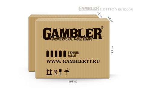 Стол теннисный Gambler Edition Outdoor