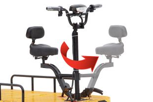 Платформенная тележка электрическая RuTrike СКЛАД 2500 NEW