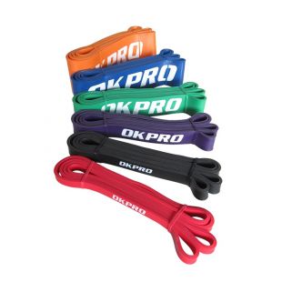 Резиновая петля тренировочная XS (0,64 см) OKPRO OK1925 желтая