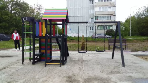 Детская площадка Савушка 6 (BLACK EDITION)