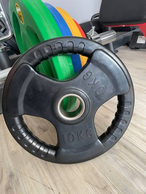 Диски обрезиненные GLT Fitness цветные (51мм)