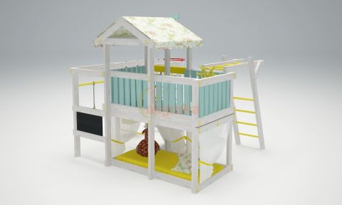 Игровой комплекс Савушка Baby 5 голубой