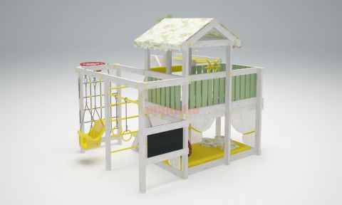 Игровой комплекс Савушка Baby 5 оливковый