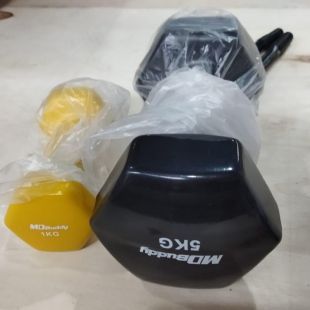 Гантель виниловая MD Buddy MD2024 1 кг