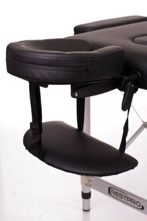 Складной массажный стол Restpro ALU 2 (M) Black (Витринный экземпляр)