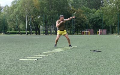 Лестница координационная 6 м 13 секций Original FitTools FT-AG-LADD