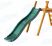Качели Babygarden с горкой 1.8м