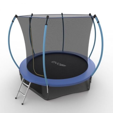 Батут EVO JUMP Internal 8ft + Lower net (зеленый/синий)