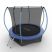 Батут EVO JUMP Internal 8ft + Lower net (зеленый/синий)