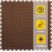 Резиновая плитка Rubber Grain 9 мм 500*500 мм