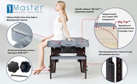 Массажный стол складной Master Montour LX