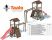 Детская игровая площадка Taälo серия А1 модель 3